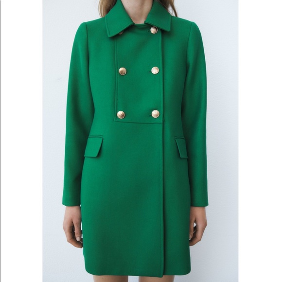 Zara buttoned tailored coat - Picture 2 of 16